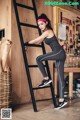 Beautiful Yoon Ae Ji poses glamor in gym fashion photos (56 photos) P2 No.33759b