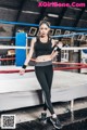 Beautiful Yoon Ae Ji poses glamor in gym fashion photos (56 photos) P4 No.ca9971