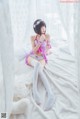 [桜桃喵] 加藤惠 Megumi Kato 紫色小睡裙 P29 No.126bfd