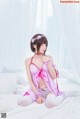 [桜桃喵] 加藤惠 Megumi Kato 紫色小睡裙 P7 No.32e341